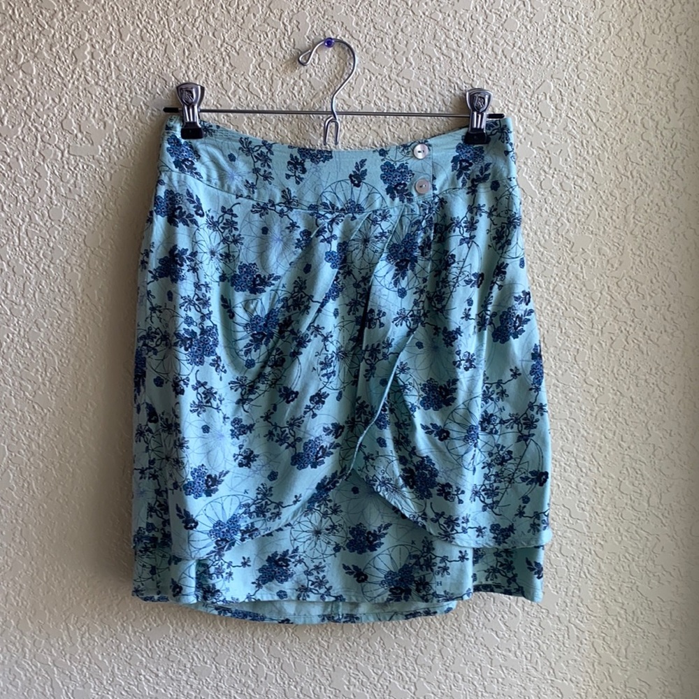 Sage green Urban Outfitters floral mini